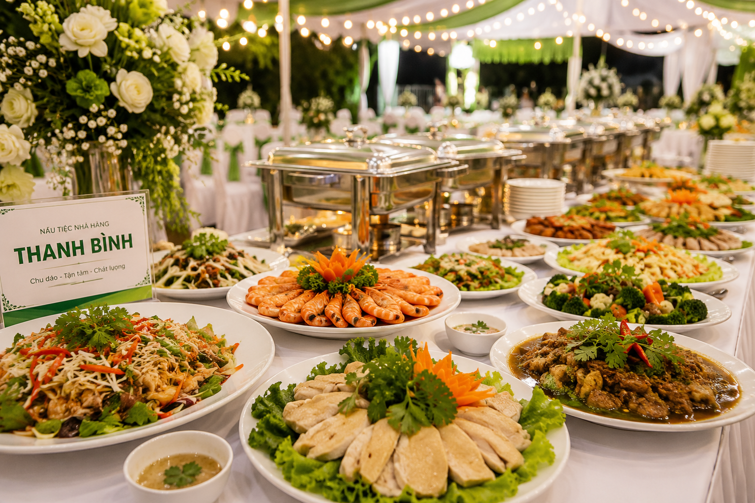 Nấu tiệc tại nhà Thanh Bình